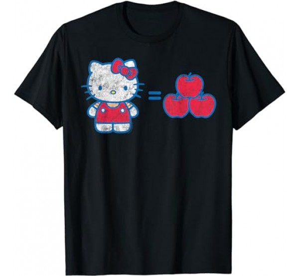 Hello Kitty Weighs Three Apples T-Shirt Hello Kitty Weighs Three Apples T-Shirt